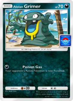 Alolan Grimer - pokemon TCG Card
