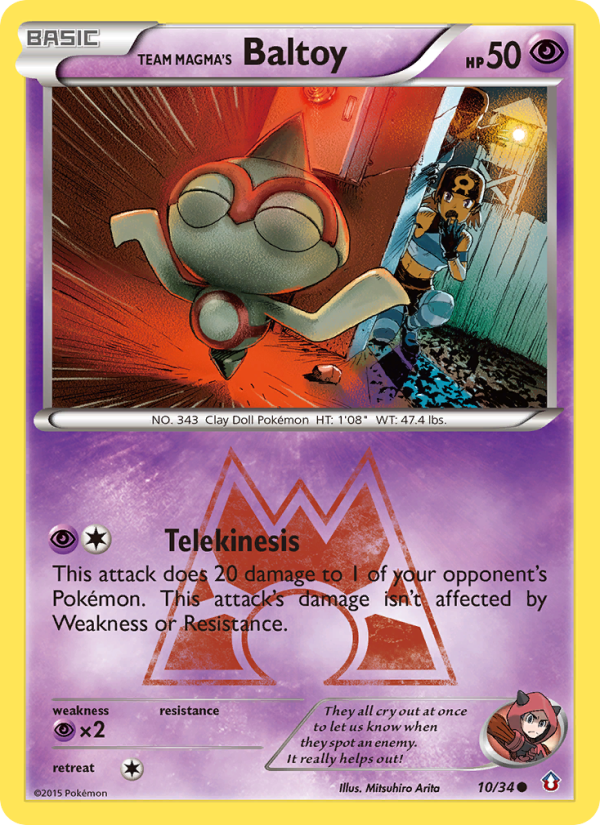 Team Magma's Baltoy - Pokémon TCG Card