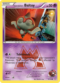 Team Magma's Baltoy - pokemon TCG Card