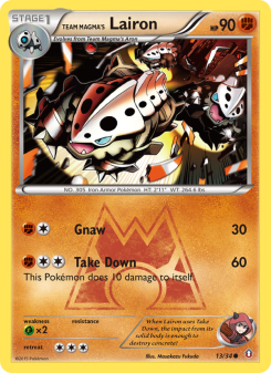 Team Magma's Lairon - pokemon TCG Card