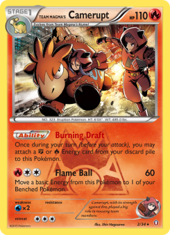 Team Magma's Camerupt - pokemon TCG Card