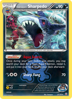 Team Aqua's Sharpedo - pokemon TCG Card