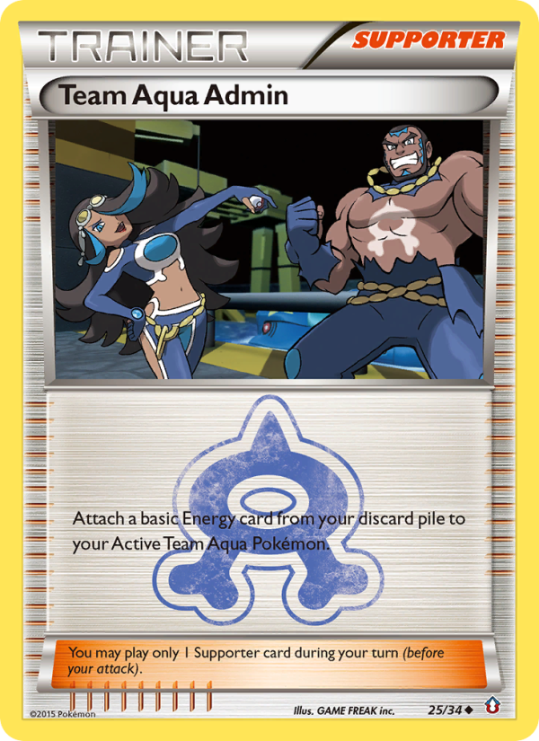 Team Aqua Admin - Pokémon TCG Card