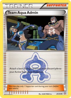 Team Aqua Admin - pokemon TCG Card