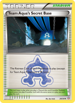 Team Aqua's Secret Base - pokemon TCG Card