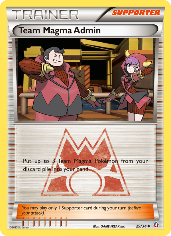 Team Magma Admin - Pokémon TCG Card