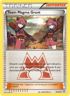 Team Magma Grunt - pokemon TCG Card