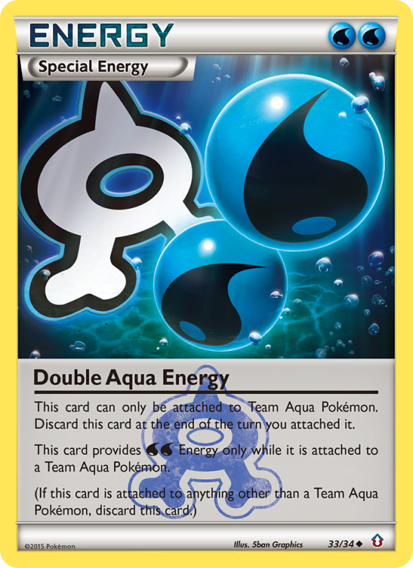 Double Aqua Energy - Pokémon TCG Card