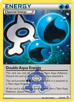 Double Aqua Energy - pokemon TCG Card