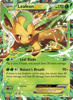 Leafeon EX - pokemon TCG Card