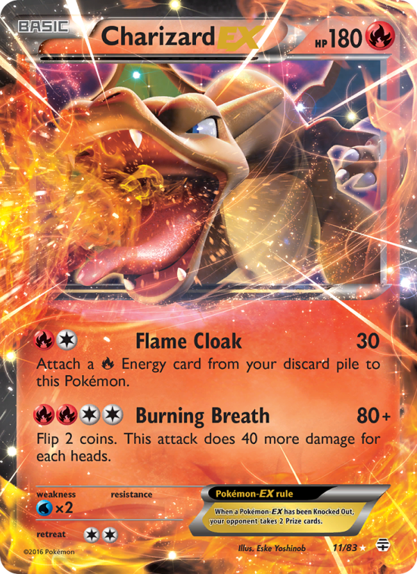 Charizard EX - Pokémon TCG Card