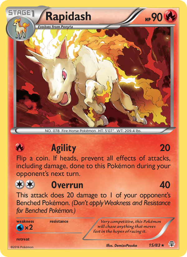 Rapidash - Pokémon TCG Card
