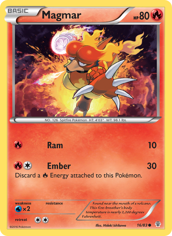 Magmar - Pokémon TCG Card