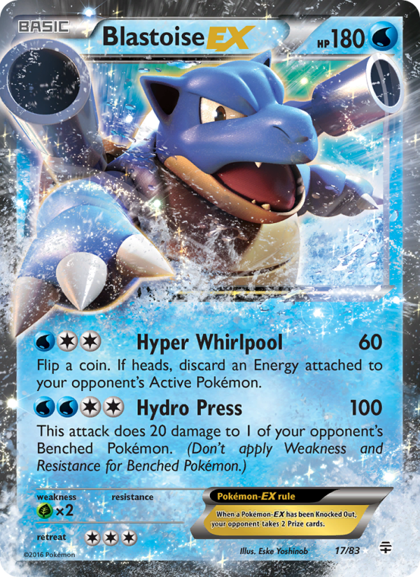 Blastoise EX - Pokémon TCG Card
