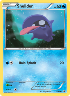 Shellder - pokemon TCG Card