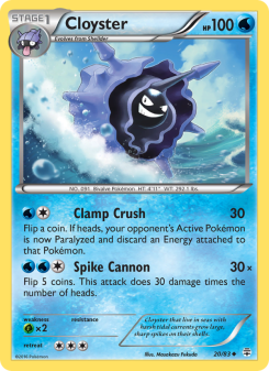 Cloyster - pokemon TCG Card