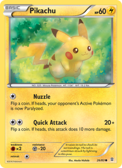 Pikachu - pokemon TCG Card