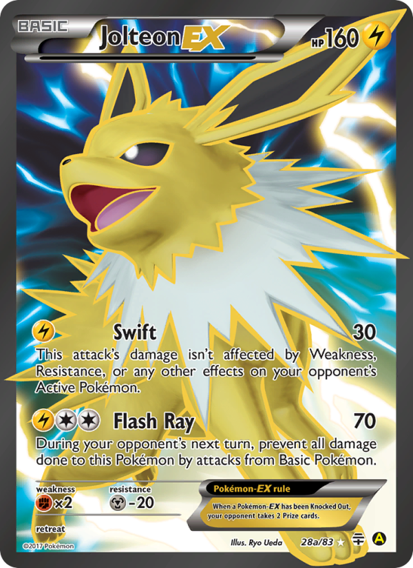 Jolteon EX - Pokémon TCG Card
