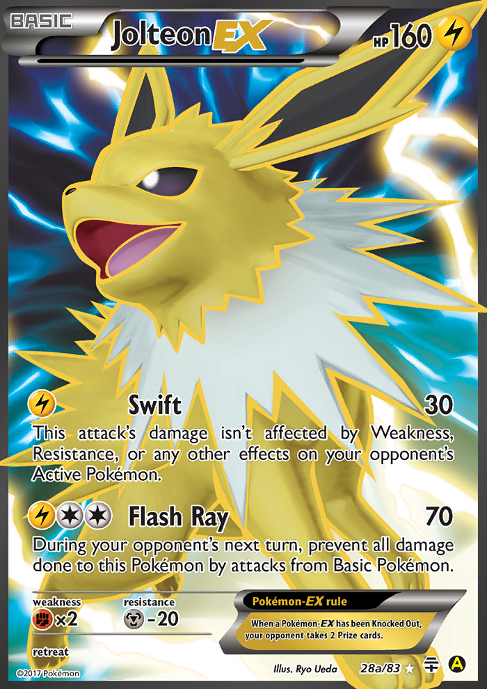 Jolteon-EX - Pokémon TCG Card