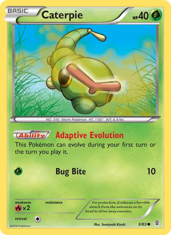 Caterpie - Pokémon TCG Card