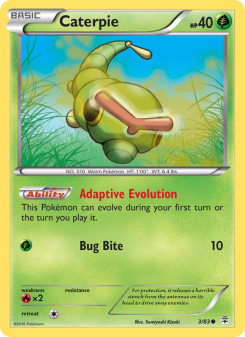 Caterpie - pokemon TCG Card