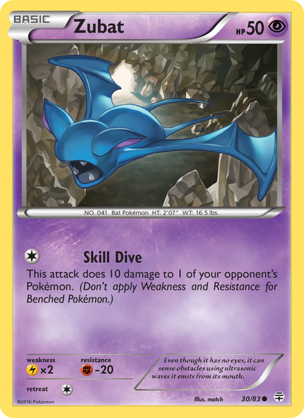 Zubat - Pokémon TCG Card