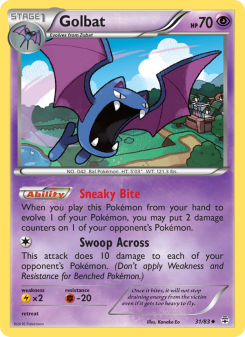 Golbat - pokemon TCG Card