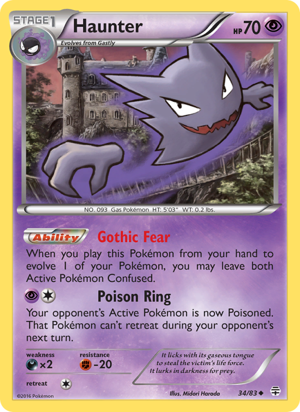 Haunter - Pokémon TCG Card