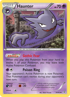 Haunter - pokemon TCG Card