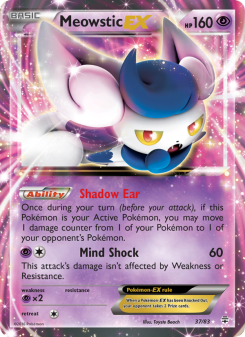 Meowstic EX - pokemon TCG Card