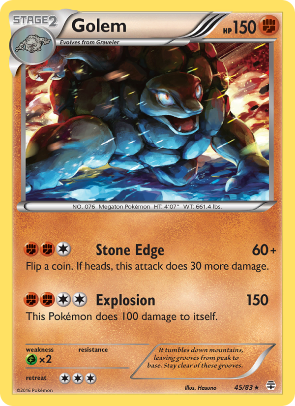 Golem - Pokémon TCG Card