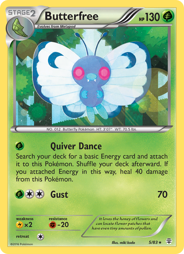Butterfree - Pokémon TCG Card