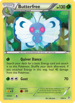 Butterfree - pokemon TCG Card