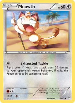 Meowth - pokemon TCG Card