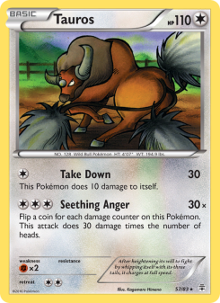Tauros - pokemon TCG Card