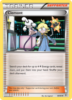 Clemont - pokemon TCG Card
