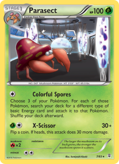Parasect - pokemon TCG Card