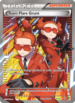 Team Flare Grunt - pokemon TCG Card
