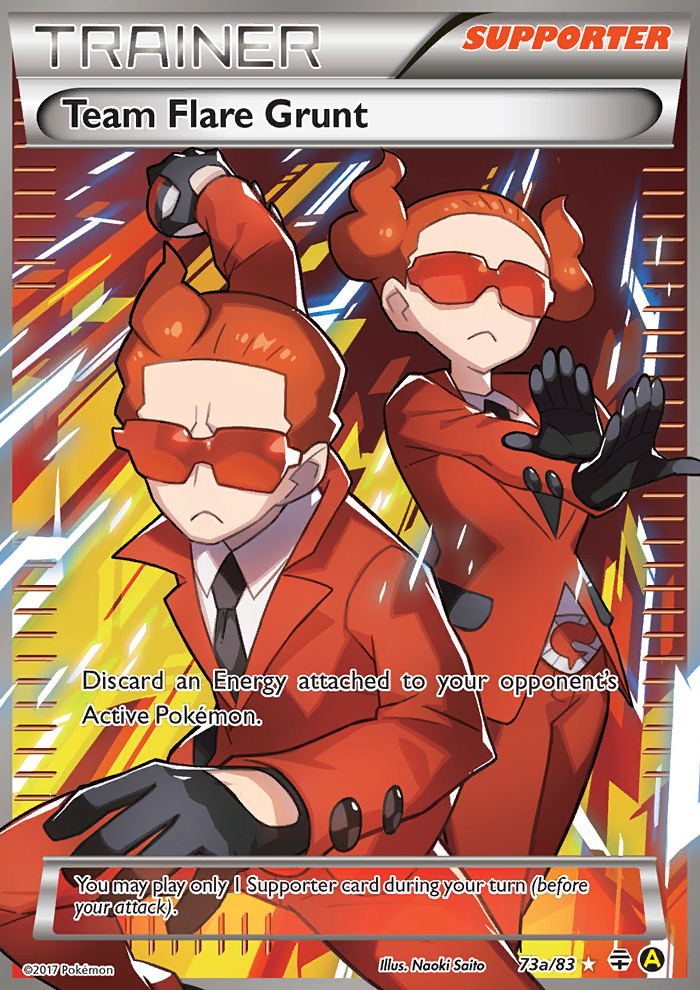 Team Flare Grunt - Pokémon TCG Card