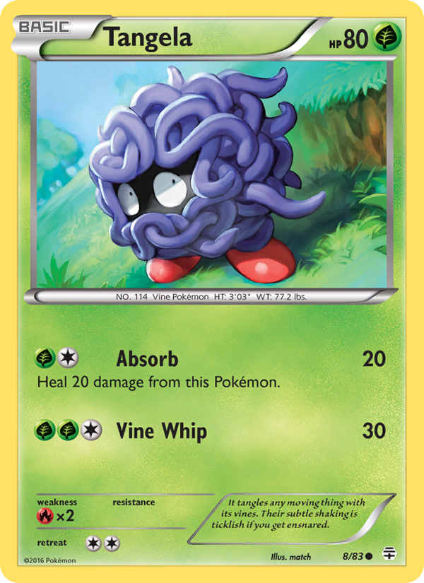 Tangela - Pokémon TCG Card