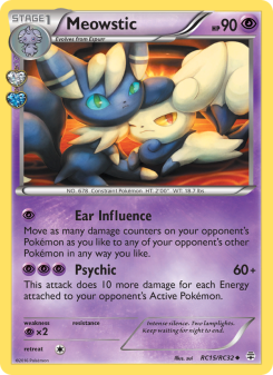 Meowstic - pokemon TCG Card