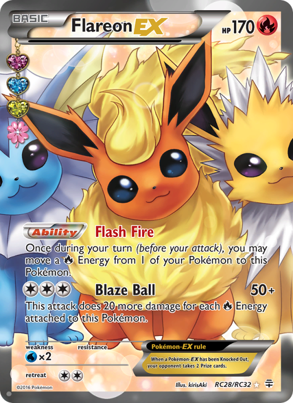 Flareon EX - Pokémon TCG Card