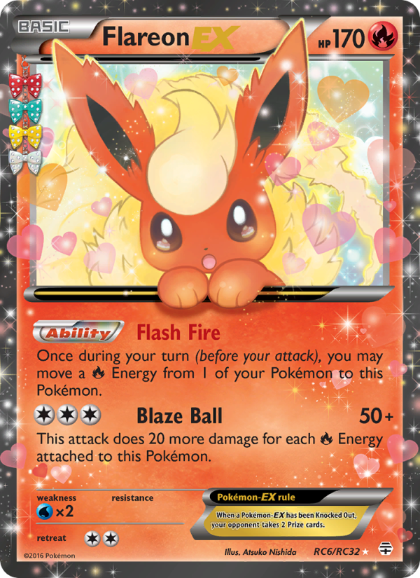 Flareon EX - Pokémon TCG Card