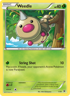 Weedle - pokemon TCG Card