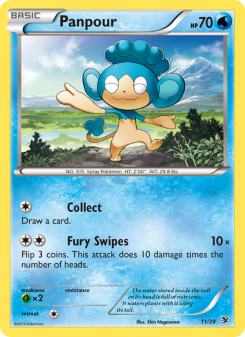 Panpour - pokemon TCG Card