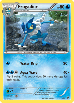 Frogadier - pokemon TCG Card