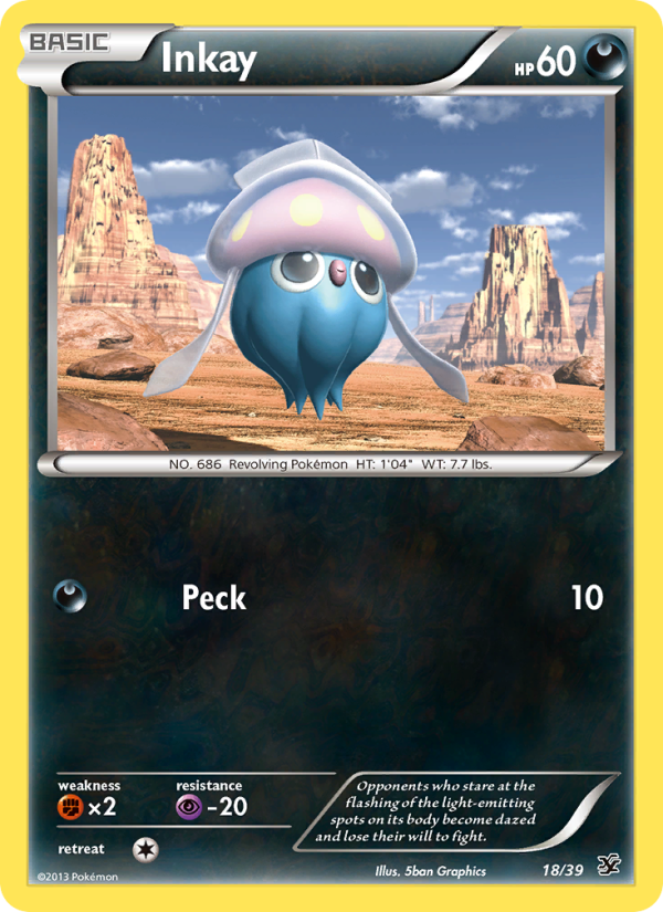 Inkay - Pokémon TCG Card