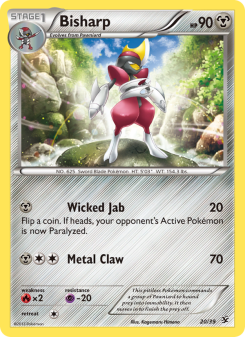 Bisharp - pokemon TCG Card