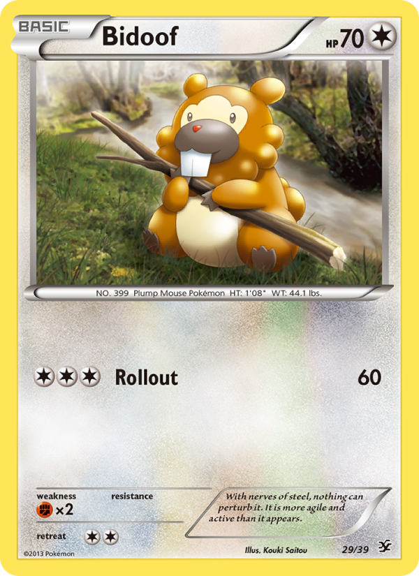 Bidoof - Pokémon TCG Card