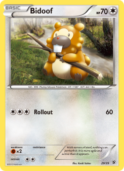 Bidoof - pokemon TCG Card